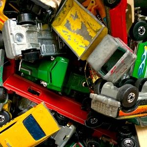 Used vintage toy cars